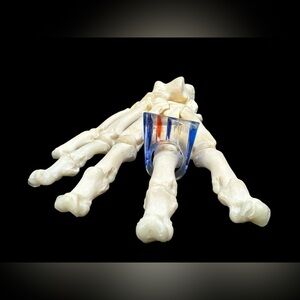 Vintage Colorful Acrylic Striped Dome Geometric Ring Size 6